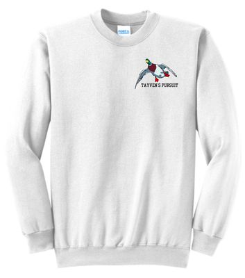 White - Embroidered Duck