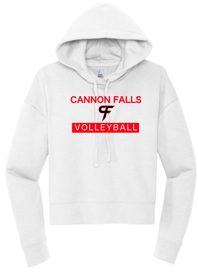 Bomber Volleyball District Cropped Hooded Sweatshirt