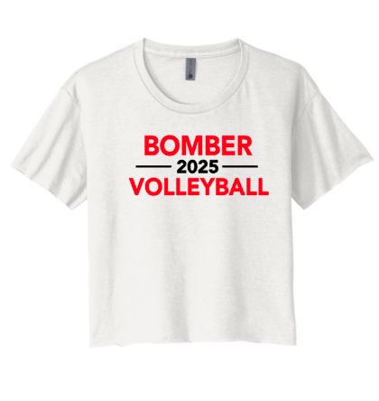 Bomber Volleyball Next Level Cropped Tee