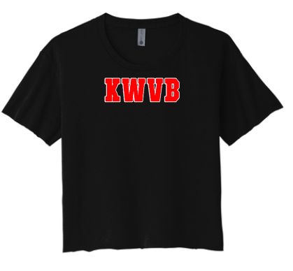 KWVB Next Level Cropped Tee