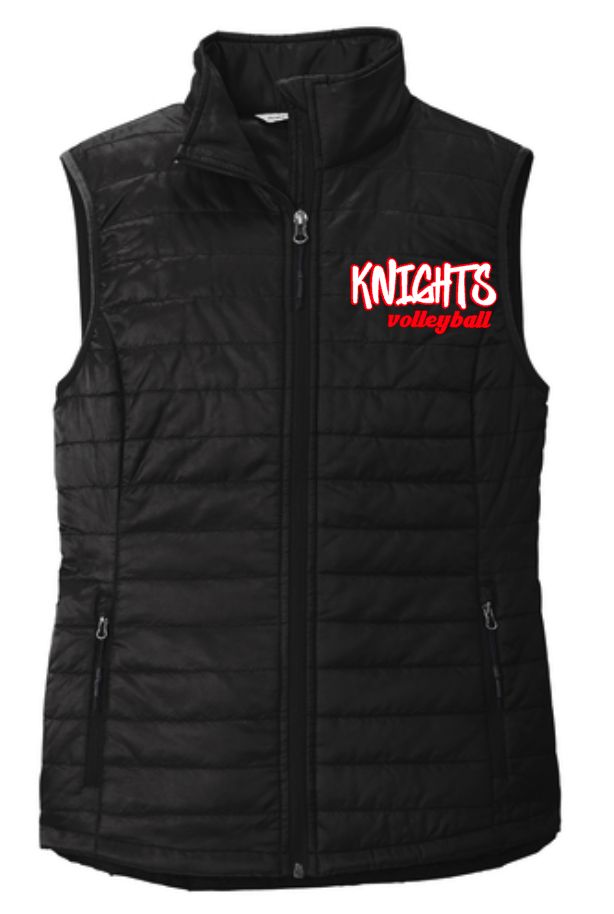 Knights Volleyball Women&#39;s Packable Puffer Vest