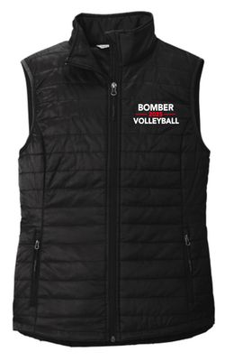 Bomber Volleyball Women&#39;s Packable Puffer Vest