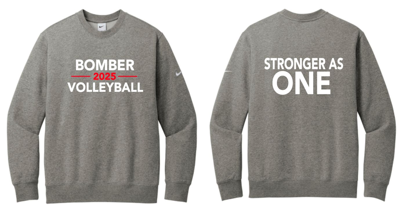 Nike Bomber Volleyball Stronger As One Crewneck