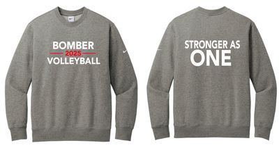 Nike Bomber Volleyball Stronger As One Crewneck