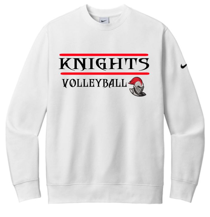 Nike Knights Volleyball Logo Crewneck