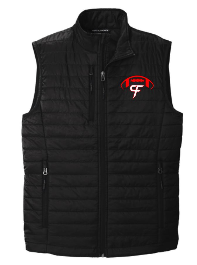 CF Football Men&#39;s Packable Puffy Vest