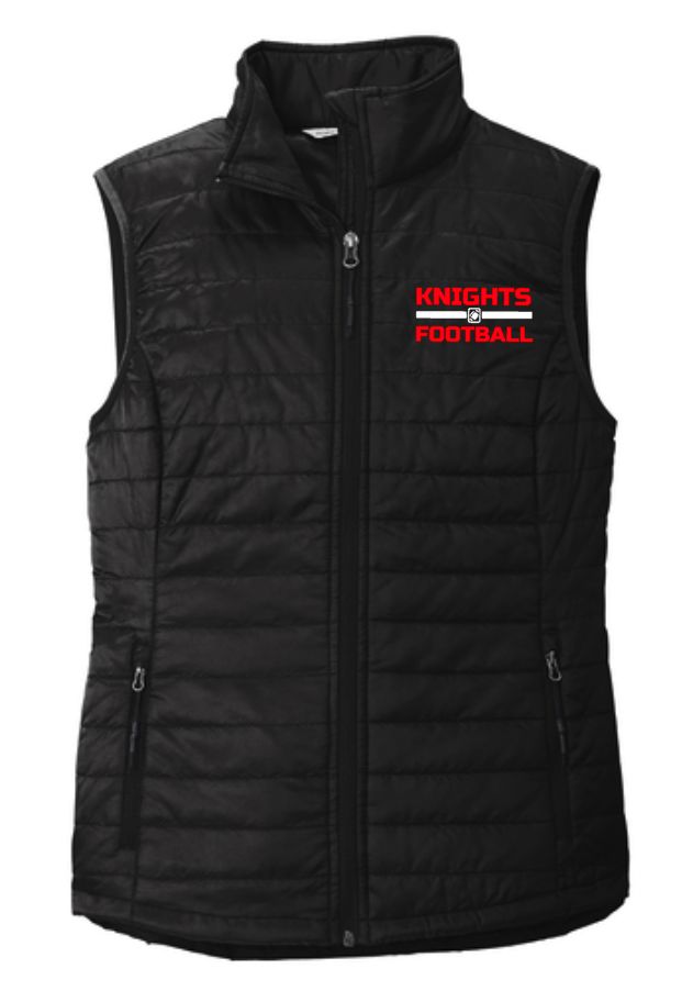 Knights Football Women&#39;s Packable Puffer Vest