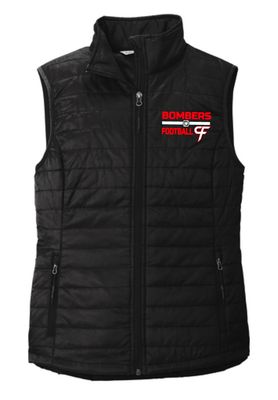 Bombers Football Women&#39;s Packable Puffer Vest