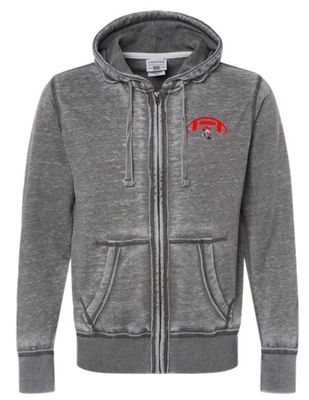 KW Football Vintage Zip Up Hoodie