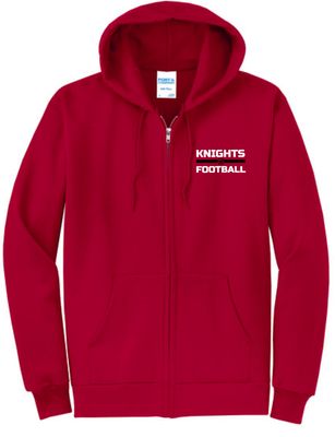 Knights Football Full Zip Hooded Sweatshirt