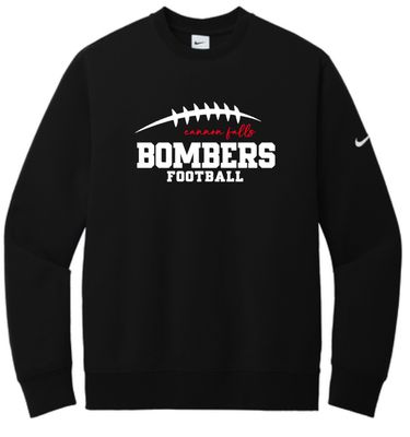 Cannon Falls Bombers Football Nike Crewneck