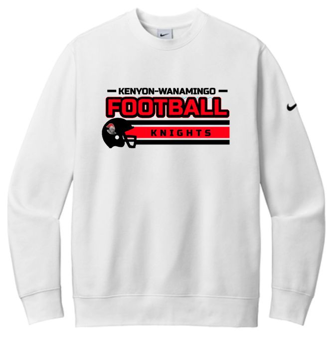 KW Football Helmet Nike Crewneck