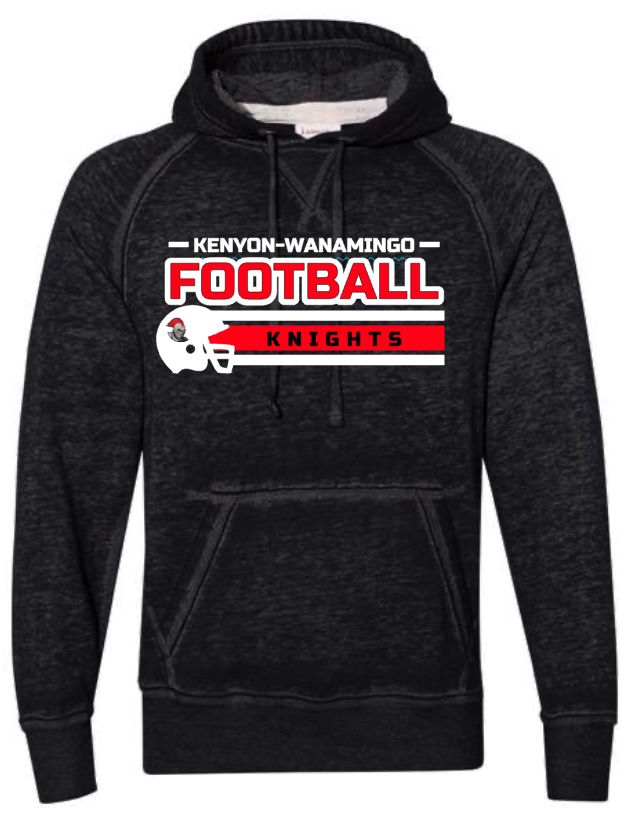 KW Football Helmet Vintage Hoodie
