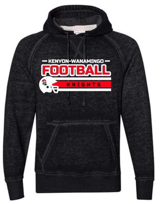 KW Football Helmet Vintage Hoodie