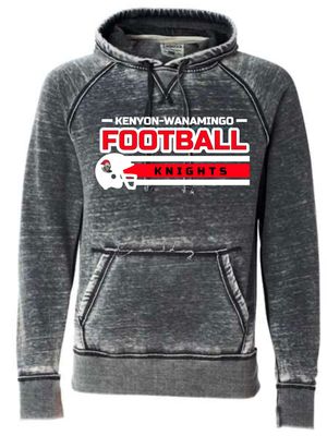 KW Football Helmet Vintage Hoodie