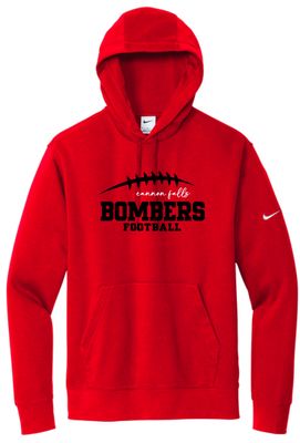 Cannon Falls Bombers Football Nike Hooded