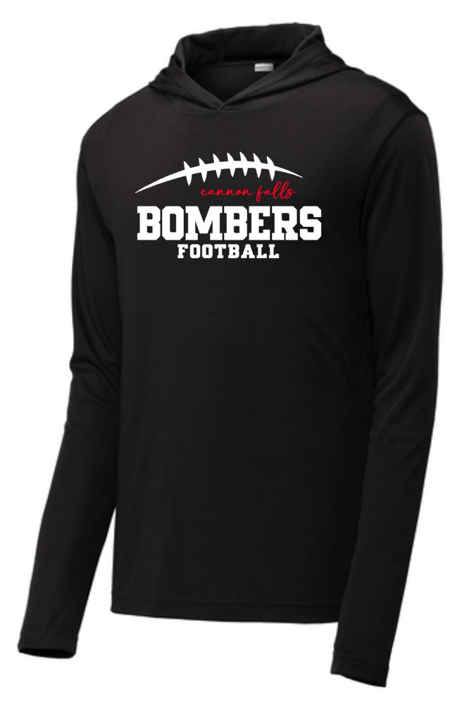 Cannon Falls Bombers Football Performance Hooded Tee