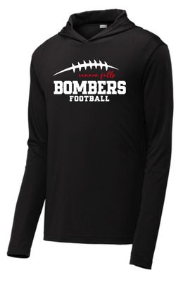 Cannon Falls Bombers Football Performance Hooded Tee