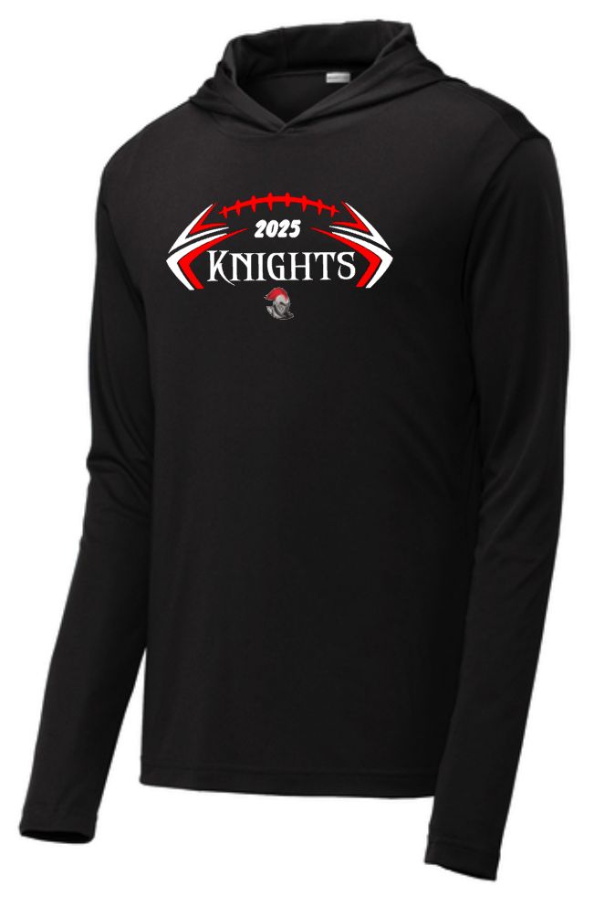 Knights Football 2025 Performance Hooded Tee
