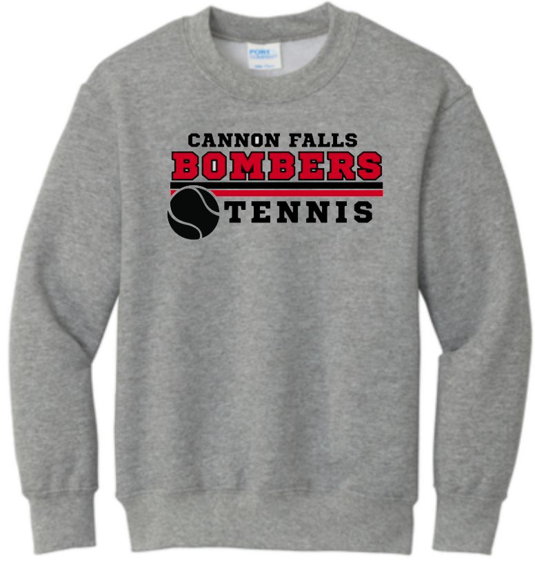 Bomber Tennis 2025 Crewneck Sweatshirt- Youth Sizes