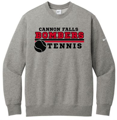 Bomber Tennis 2025 Nike Crewneck Sweatshirt- Adult Sizes