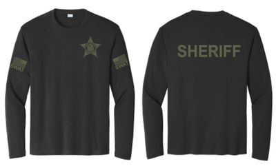 Long Sleeve Black Performance Shirt
