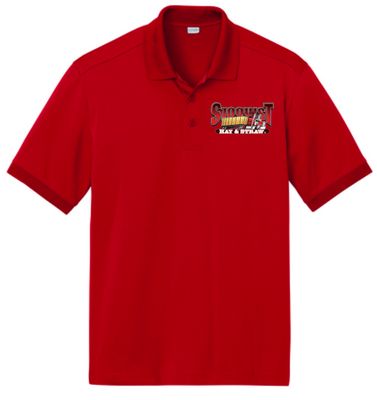 Men's Cornerstone Red Polo - Hay &amp; Straw