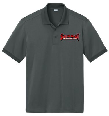 Men's Cornerstone Metal Grey Polo - Sjoquist Enterprises