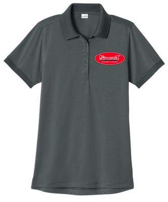 Women's Cornerstone Metal Grey Polo - Hay &amp; Straw
