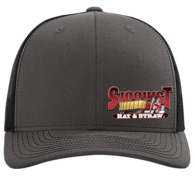 Richardson 112 - Charcoal/Black - Small Logo Hay &amp; Straw