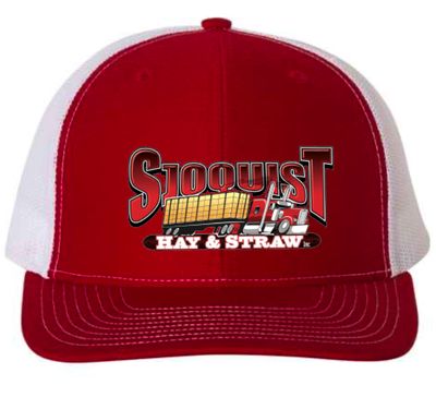 Richardson 112 - Red/White - Big Logo Hay &amp; Straw