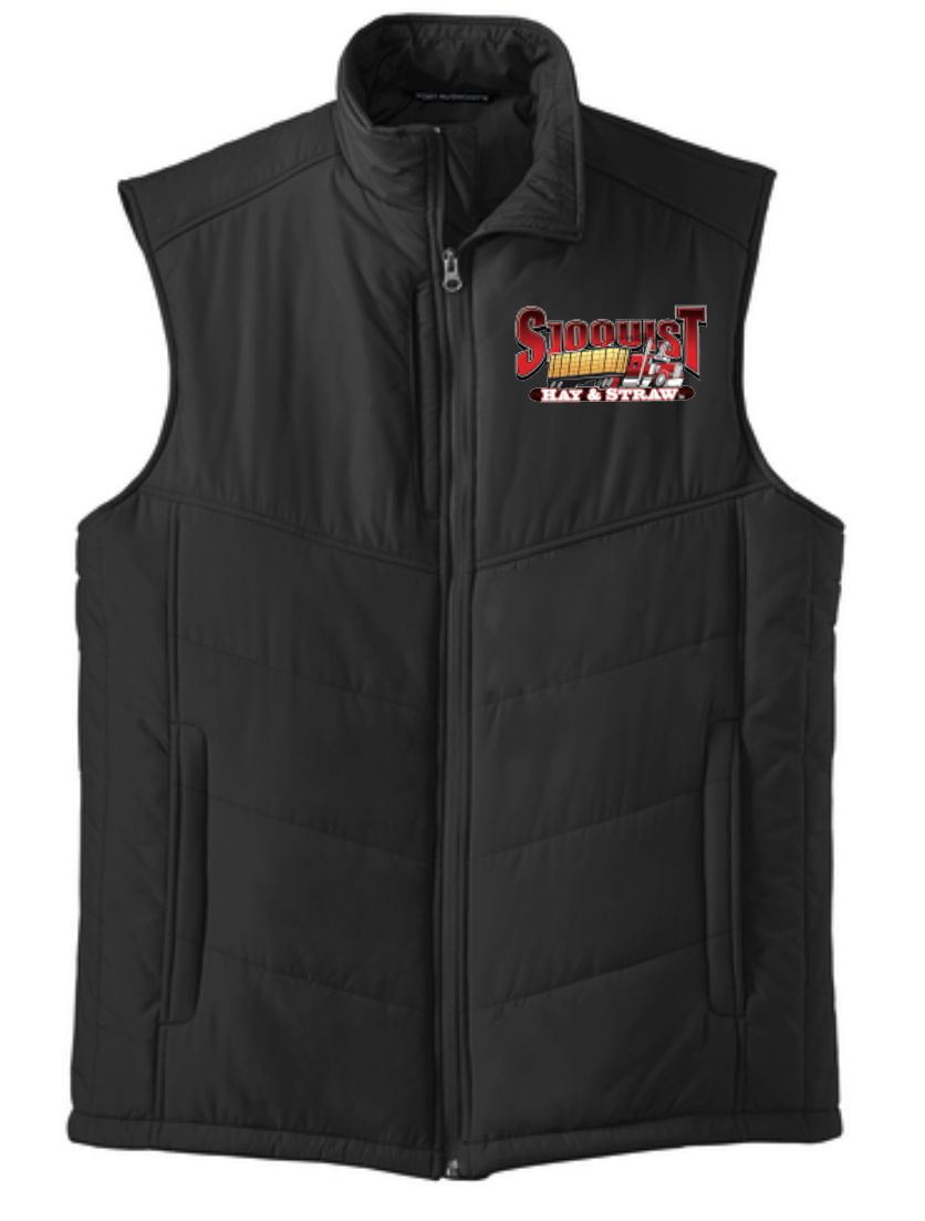 Men&#39;s Black Vest- Hay &amp; Straw