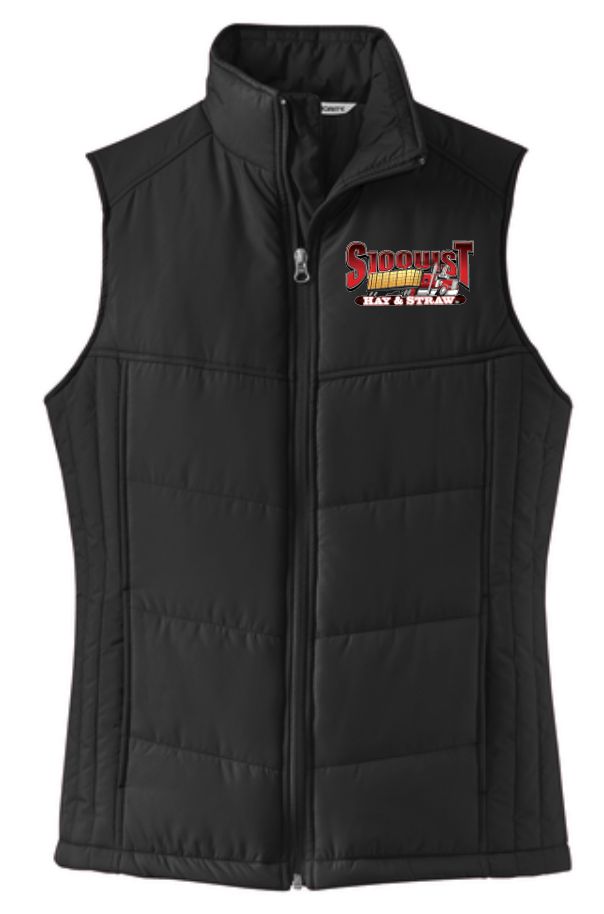 Women&#39;s Black Vest- Hay &amp; Straw