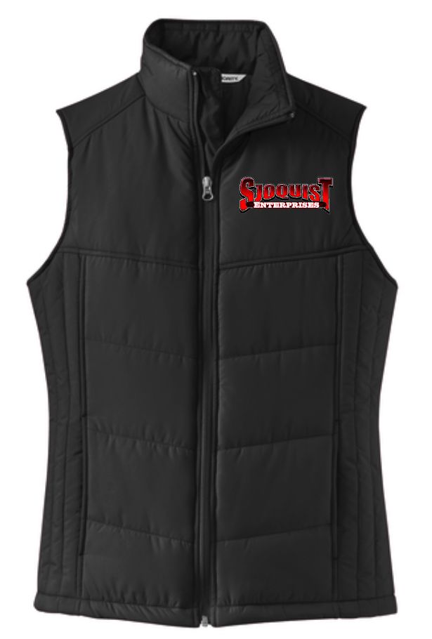 Women&#39;s Black Vest- Sjoquist Enterprises