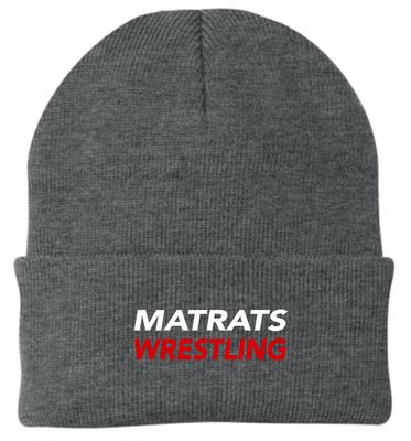 Matrats Wrestling Embroidered Beanie
