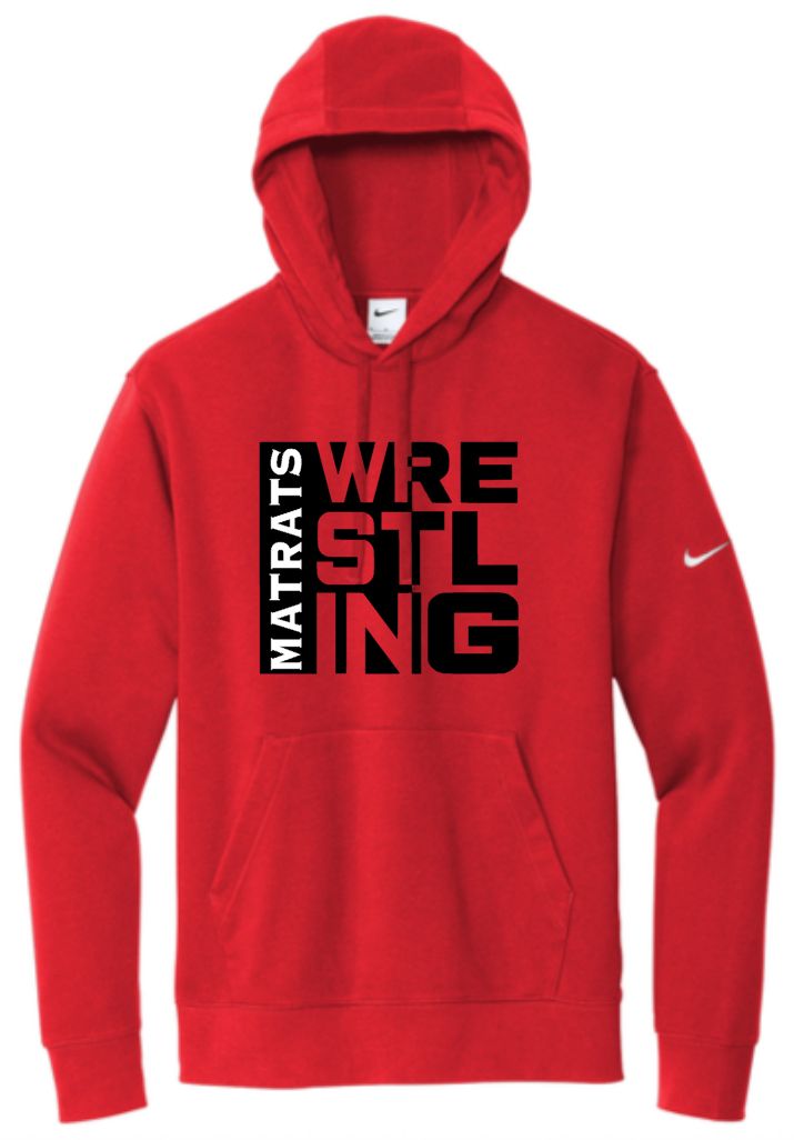Matrats Wrestling #1 Nike Hooded Sweatshirt