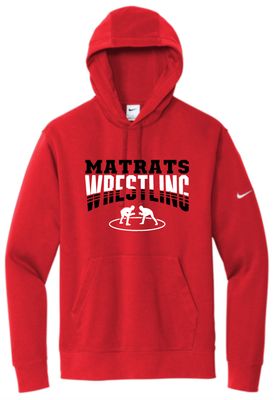 Matrats Wrestling #2 Nike Hooded Sweatshirt