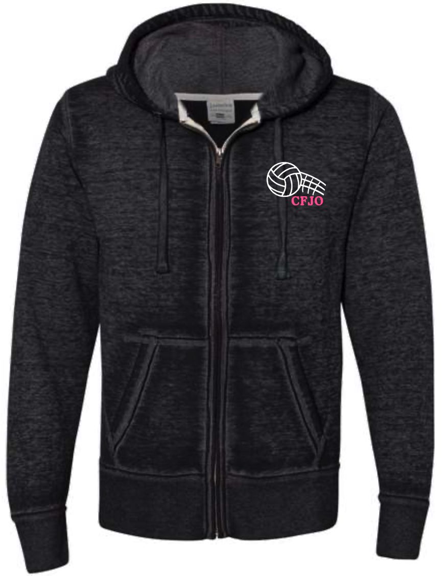 CFJO Net Vintage Zip Up Hoodie