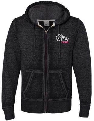 CFJO Net Vintage Zip Up Hoodie