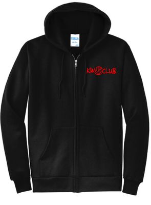 KW Club Full Zip Hooded Sweatshirt