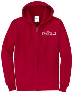 KW Club Full Zip Hooded Sweatshirt