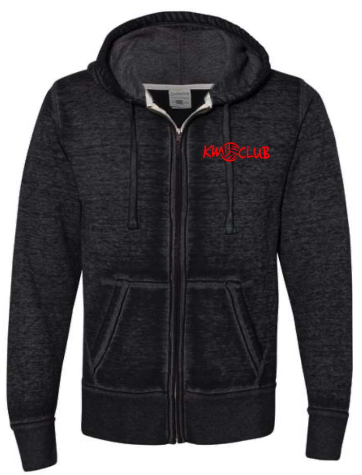 KW Club Vintage Zip Up Hoodie
