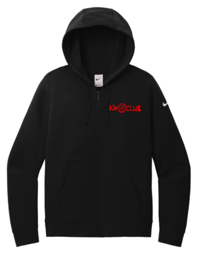 Nike Women's Full Zip Hooded KW Club Sweatshirt