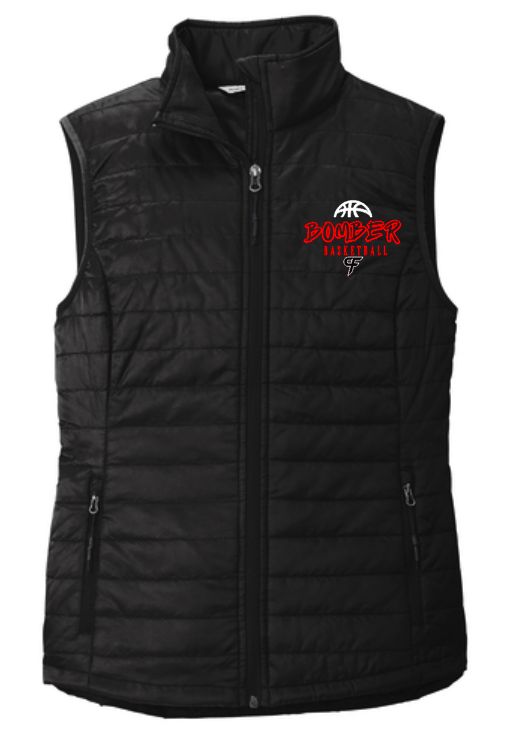 Bomber Basketball Women's Packable Puffer Vest