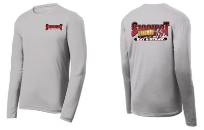 Sliver Sport Tek Long Sleeve Tee - Small Enterprises/Big Hay &amp; Straw