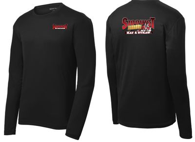 Black Sport Tek Long Sleeve Tee - Small Enterprises/Big Hay &amp; Straw