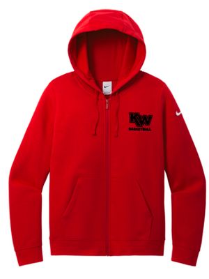 Nike Women's Full Zip Hooded KW Basketball Sweatshirt