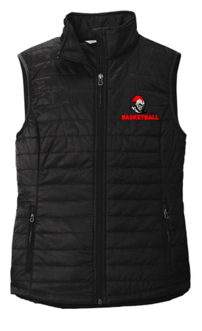 Knights Basketball Women's Packable Puffer Vest