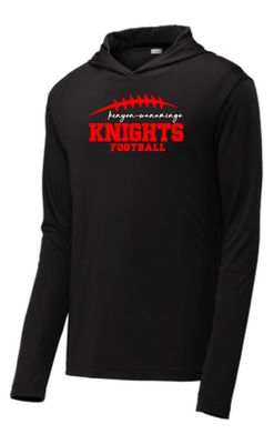 Knights Football #2 Performance Hooded Tee