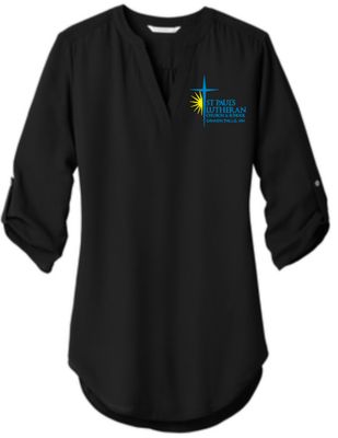 St. Paul's Lutheran Ladies 3/4-Sleeve Tunic Blouse